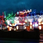 christmas lights in Sandy